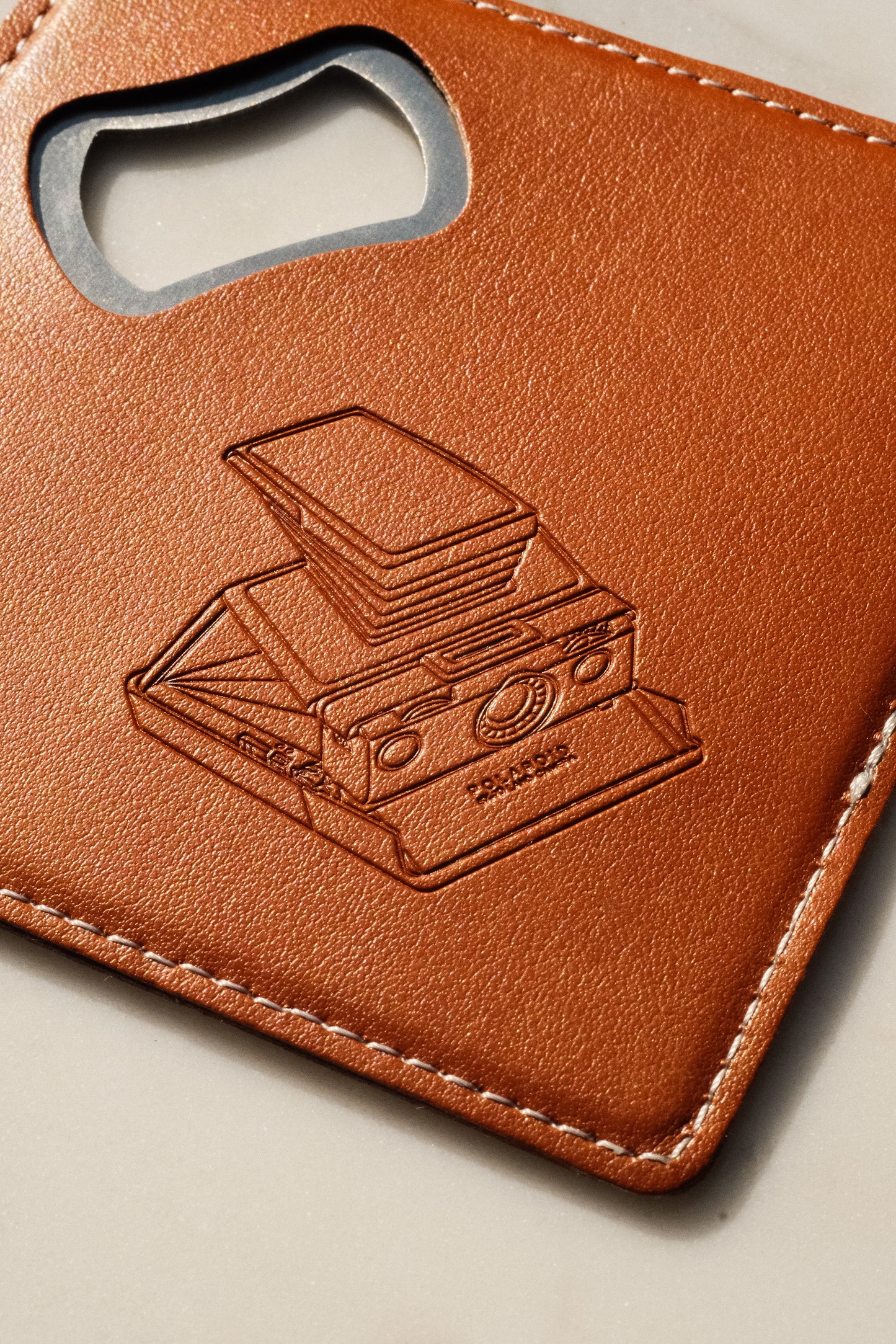 Polaroid SX-70 Bottle Opener Coaster