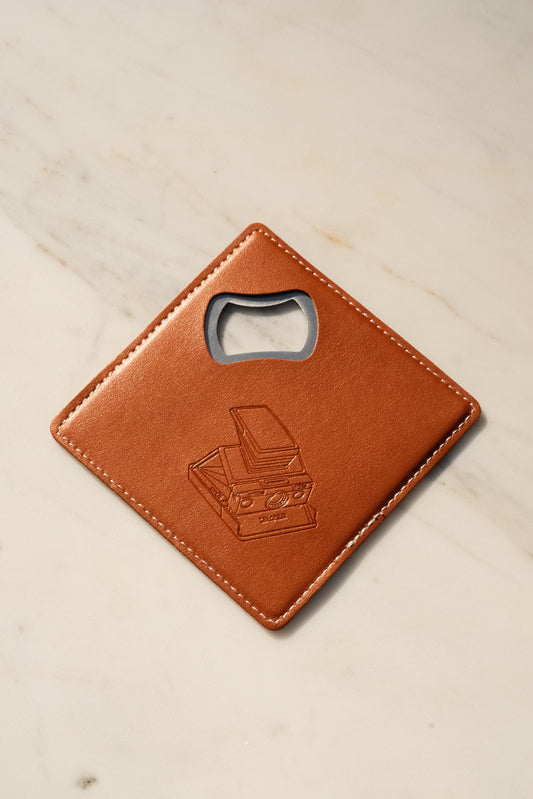 Polaroid SX-70 Bottle Opener Coaster