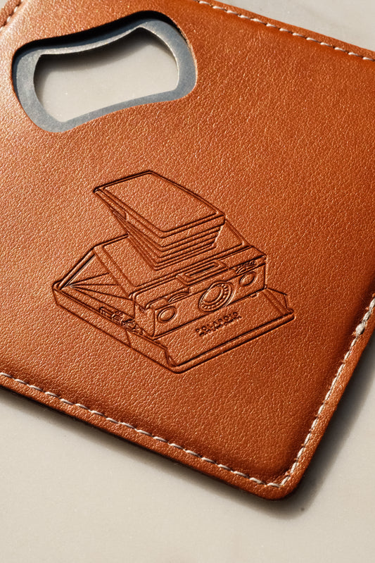 Polaroid SX-70 Bottle Opener Coaster